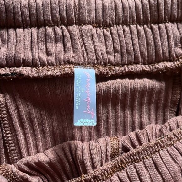 Free people mouvement brown ribben pant size xs - Picture 9 of 10